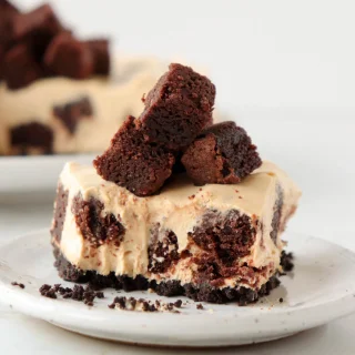 Brownie Coffee Cheesecake