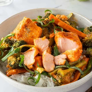 Thai-Inspired Salmon Coconut Curry
