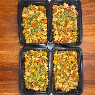 Healthy Turkey & Vegetable Skillet Meal Prep