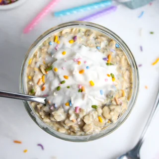 Birthday Cake Overnight Oats