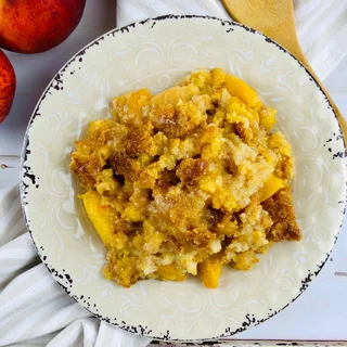 Peach Cobbler Cake