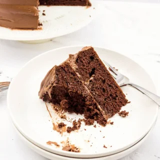 Double Chocolate Fudge Cake