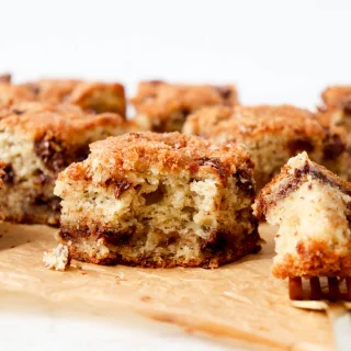 Banana Chocolate Chip Coffee Cake