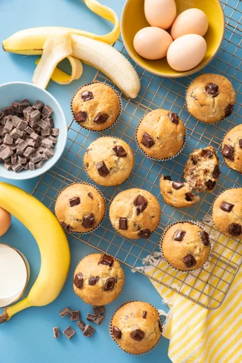 Banana Chocolate Chip Muffins