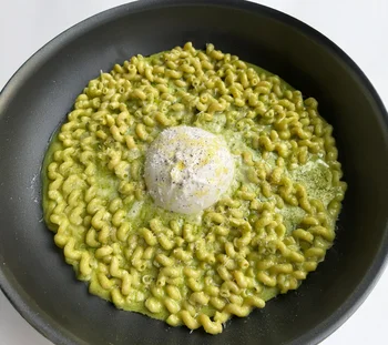 Creamy Pesto Burrata Pasta