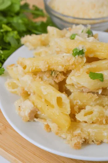 Garlic Parmesan Pasta with Chicken