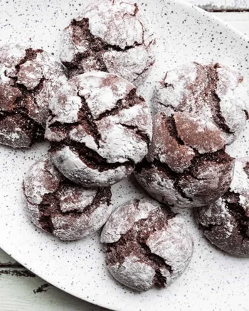 Brownie Crinkle Cookies