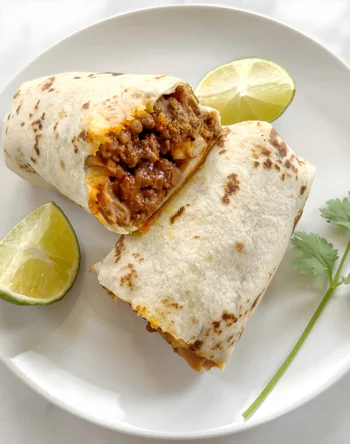 Baked Beef Chimichangas