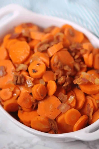 Brown Sugar Carrots with Bacon