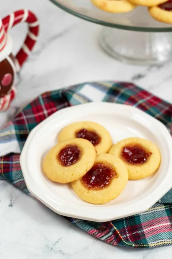 Strawberry Jam Cookies (Thumbprints)