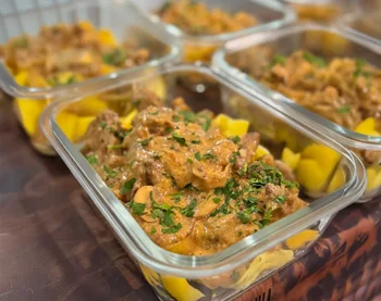 High Protein Low Cal Beef Stroganoff