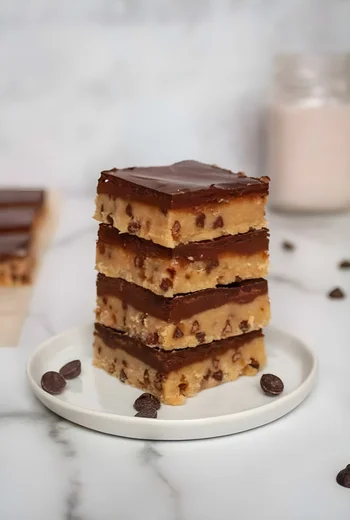 Paleo Vegan Cookie Dough Bars (Healthy)