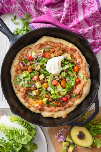 Taco Salad Pizza