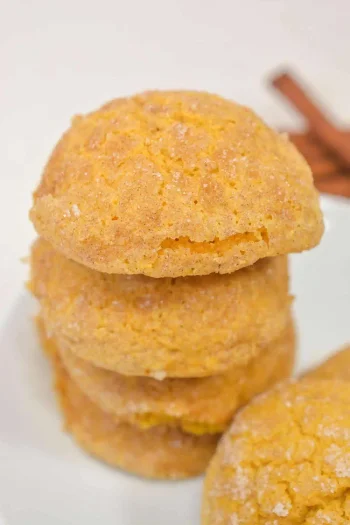 Pumpkin Snickerdoodle Cookies