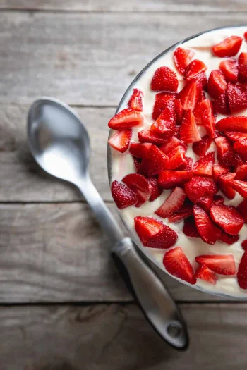 Strawberry Angel Food Cake Dessert