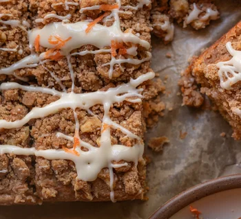 Brown Butter Carrot Coffee Cake with Cream Cheese Icing