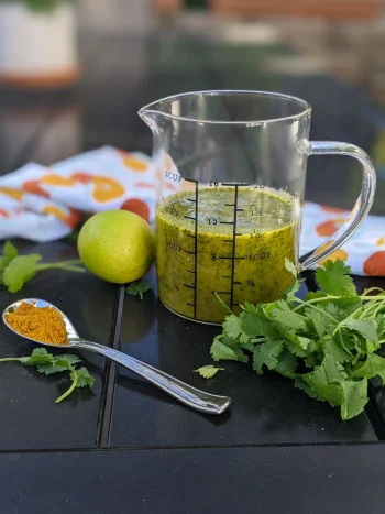 Cilantro Curry Vinaigrette