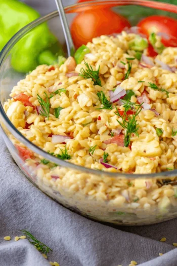 Lemon Orzo Salad