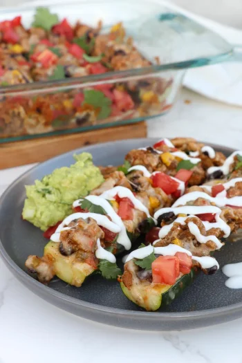 Turkey Taco Zucchini Boats (a.k.a. Shipwrecks)