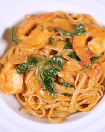 Creamy Tuscan Shrimp Pasta