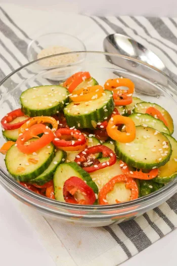 Cucumber Pepper Salad