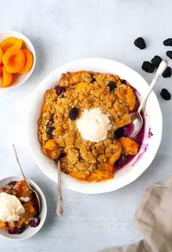 Gluten Free Blackberry Cobbler