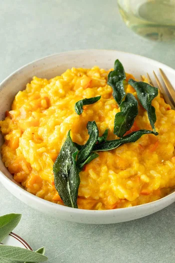 Creamy Oven-Baked Pumpkin Risotto