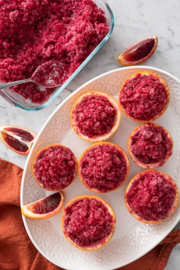 Blood Orange Granita
