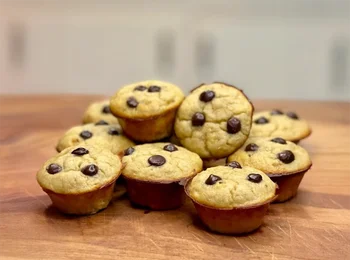 High Protein Low Cal Banana Bread Mini Muffins