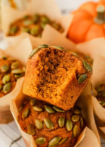 One Bowl Small Batch Pumpkin Muffins