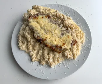 Three Cheese Chicken Parmesan Pasta