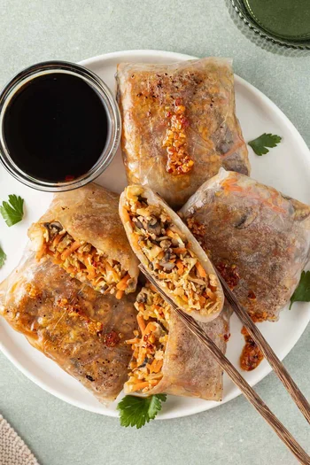 Rice Paper Dumplings With Tofu