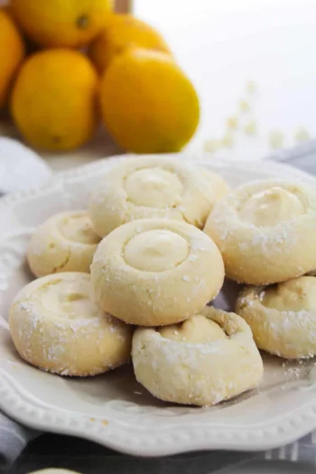 Lemon White Chocolate Cookies