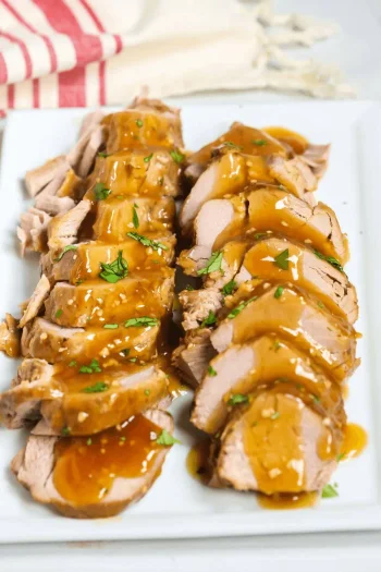 Garlic Crockpot Pork Tenderloin