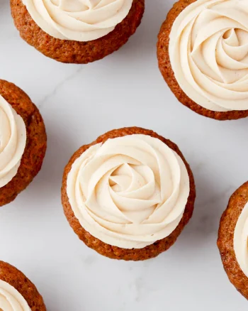 Carrot Cake Cupcakes with Brown Butter Frosting
