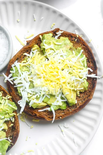 Grated Egg Avocado Toast