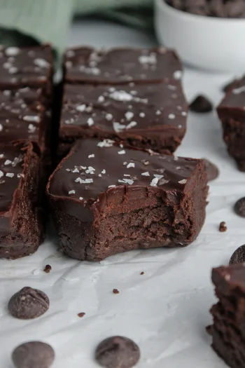 No Bake Protein Brownies