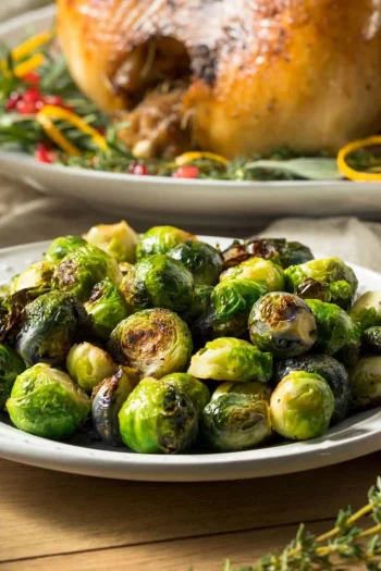 Roasted Brussels Sprouts with Parmesan Cheese