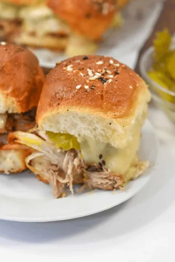 Slow Cooker Cuban Sliders