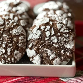 Chocolate Crinkle Cookies