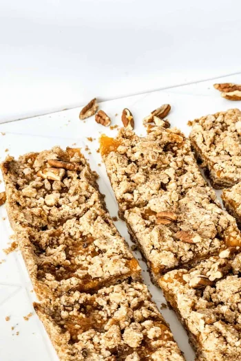 Peach Bars with Crumb Topping
