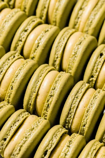 Pistachio Macarons