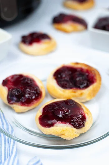 Air Fryer Cherry Cream Cheese Crescent Roll Danish Recipe
