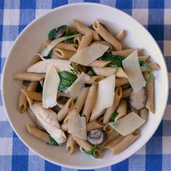 One-Pot Creamy Chicken Mushroom Pasta