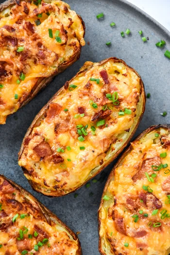 Air Fryer Twice Baked Potatoes