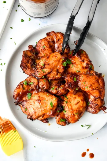 Air Fryer Boneless BBQ Chicken Thighs