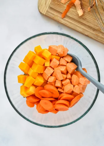 Air-Fryer Roasted Fall Vegetables