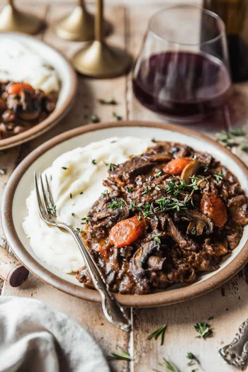 Short Rib Beef Bourguignon