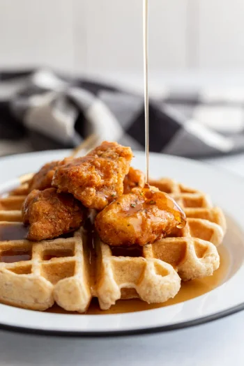 Vegan Chicken and Waffles