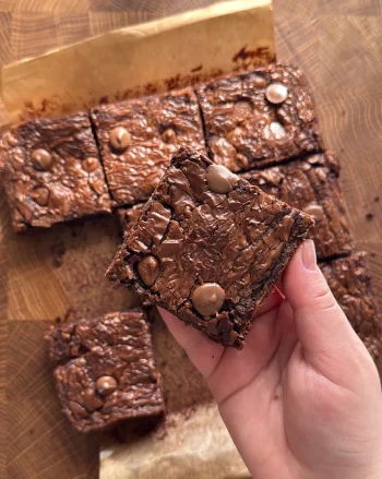 Crinkle Top Brown Butter Fudgy Brownies